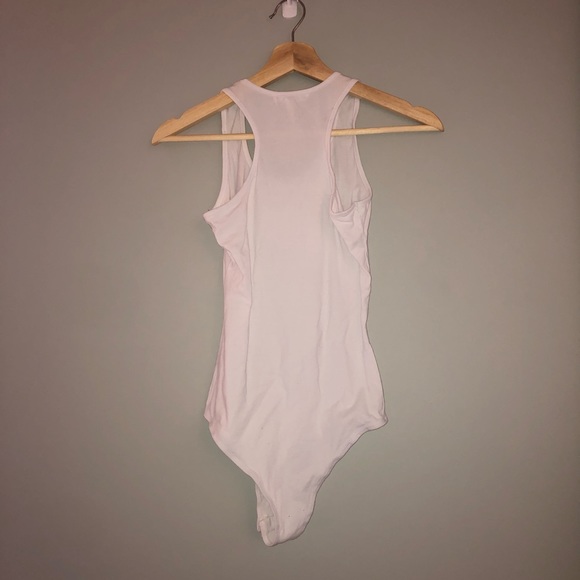 White Tank Bodysuit - Picture 2 of 2